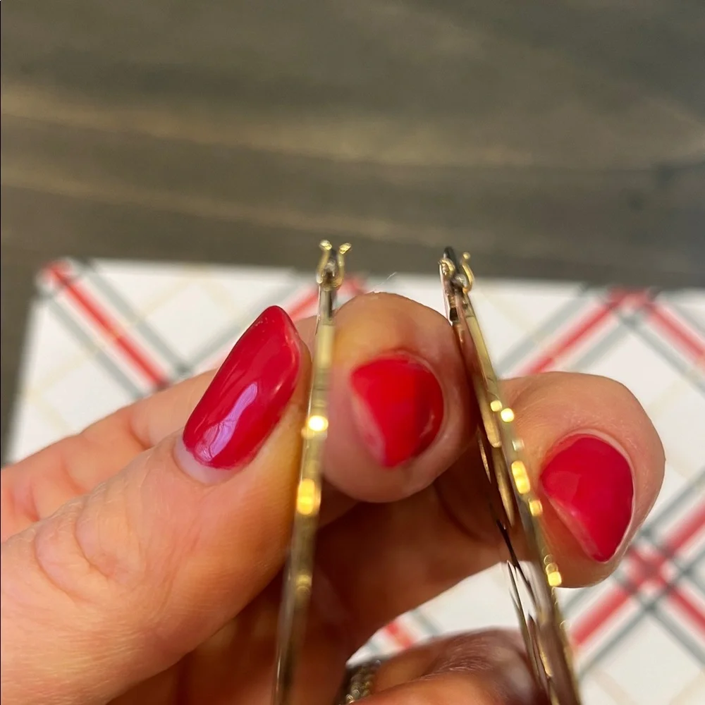 Tory Burch Icon Hoop Earrings - Picture 4 of 4